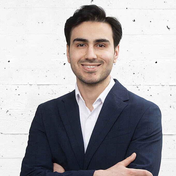 Portrait Khan Nasserie Ein Portrait von Khan Nasserie