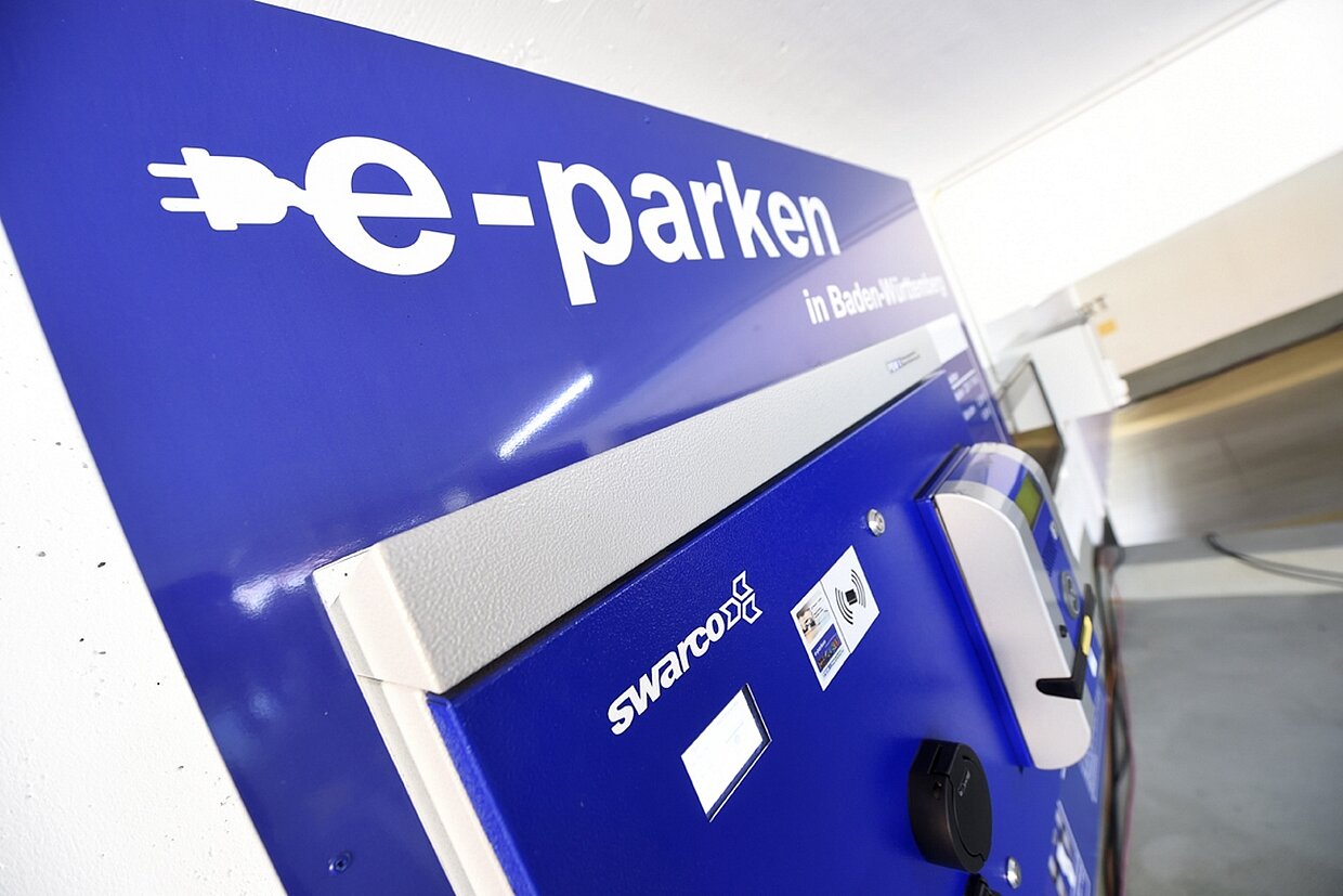 Ladestation in der Hofdiener-Garage in Stuttgart Ladestation in der Hofdiener-Garage in Stuttgart