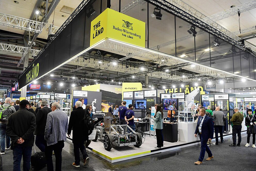 Der baden-württembergische Gemeinschaftsstand auf der Hannover Messe 2024.